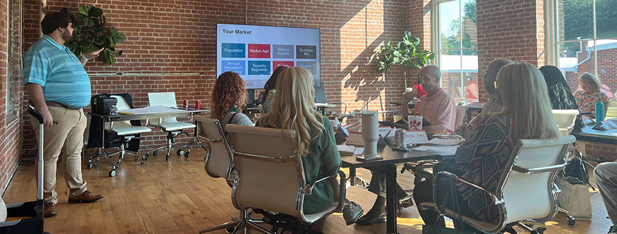 Attendees at the first Certified Downtown Professional class